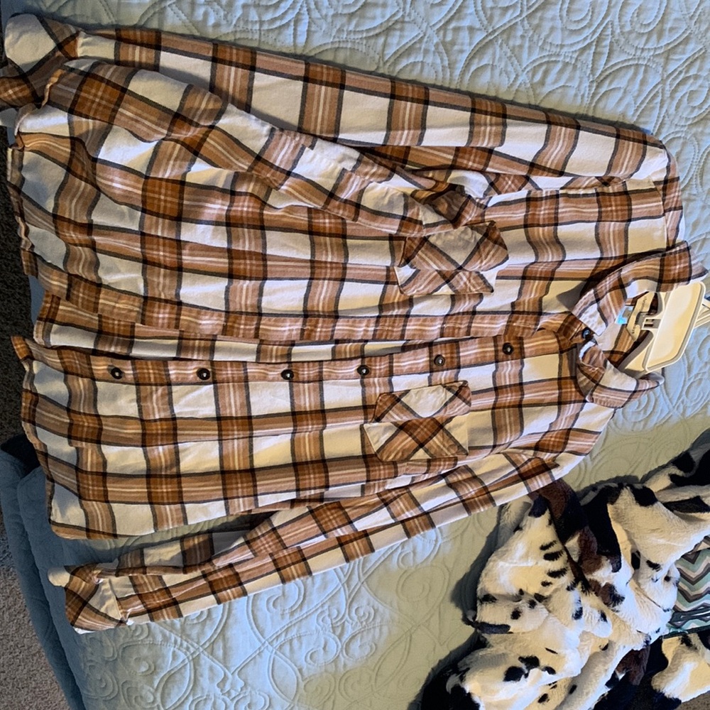 Plaid button up